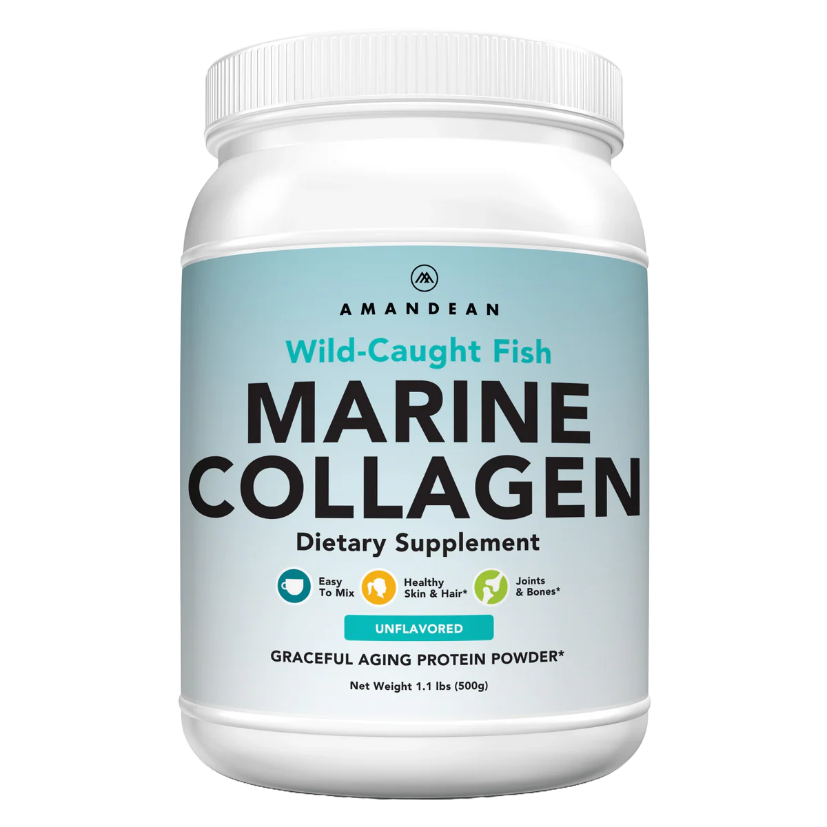 Amandean Marine Collagen Powder 17.6 Oz