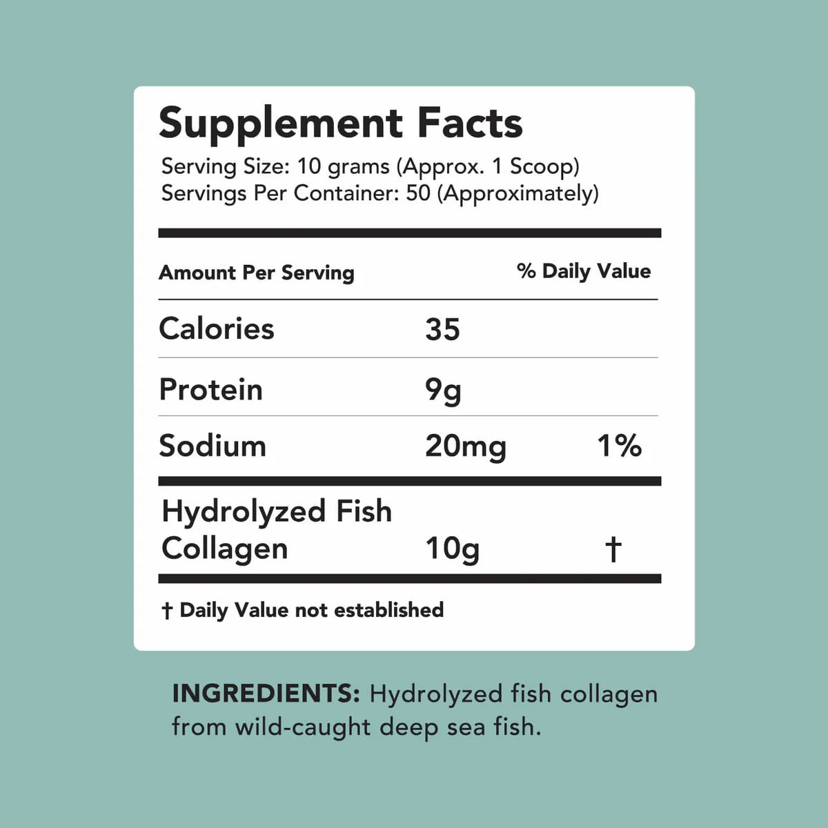 Amandean Marine Collagen Powder 17.6 Oz